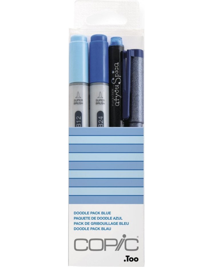   Copic Doodle Pack Blue - 2   2  - 