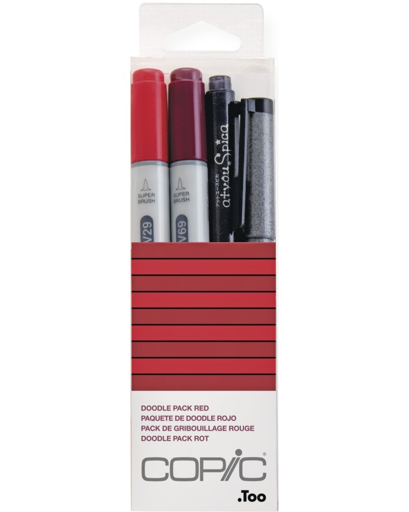   Copic Doodle Pack Red - 2   2  - 