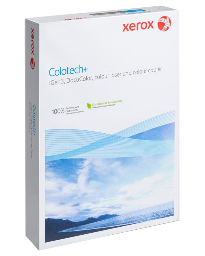    A4 Xerox Colotech + - 250 , 160 g/m<sup>2</sup> - 