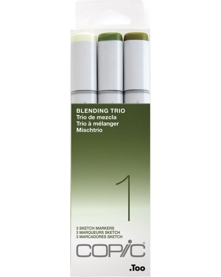   Copic Blending Trio 1 - 3    Sketch - 