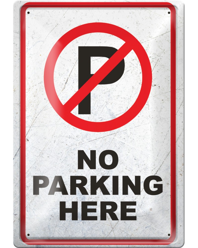   Simetro books No parking here - 20 x 30 cm - 