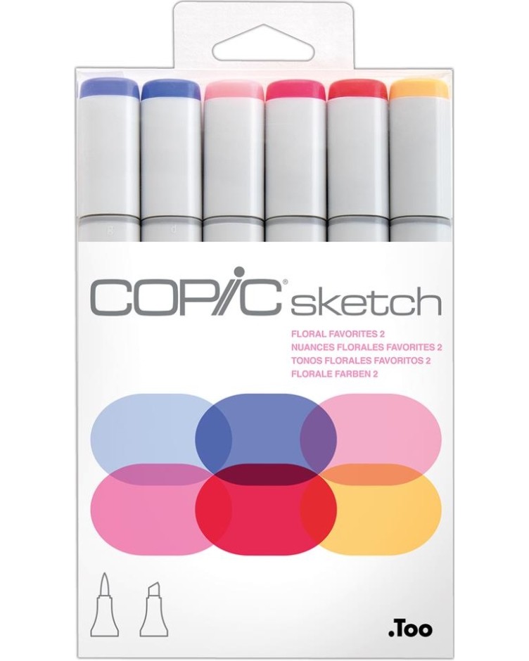   Copic Floral Favorite 2 - 6    Sketch - 