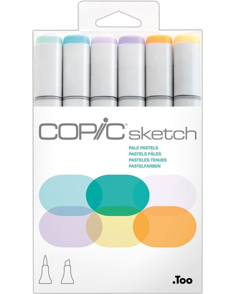   Copic Pale Pastels - 6    Sketch - 