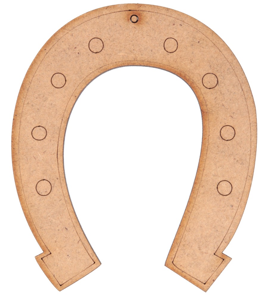 Подкова от MDF Подкова от MDF - 8.5 / 10 / 0.2 cm -