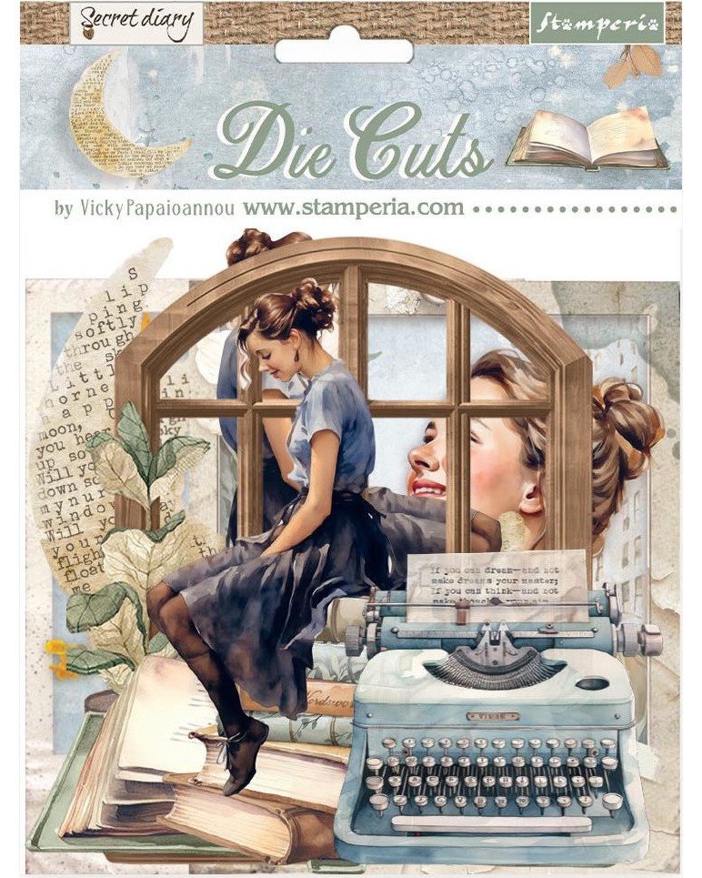   Stamperia -   - 35    Secret Diary - 