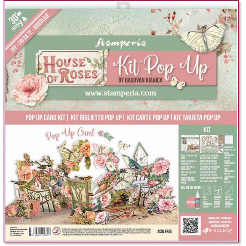   3D  Stamperia -    -     House of Roses - 
