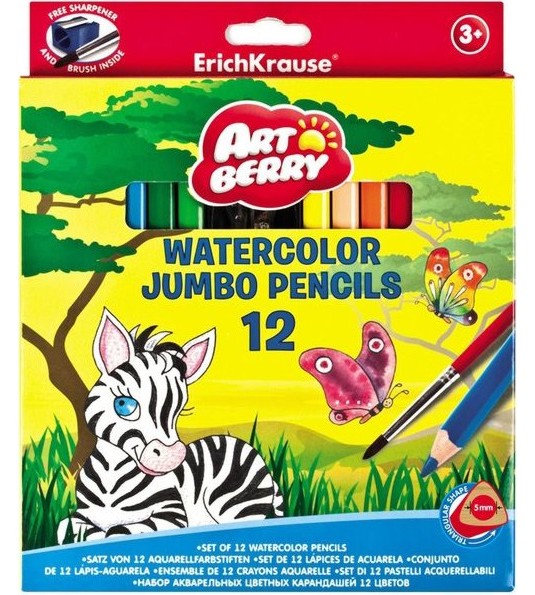 ��������� ������ Erich Krause Jumbo - 12 �����, ����� � �������� �� ������� Art Berry - 