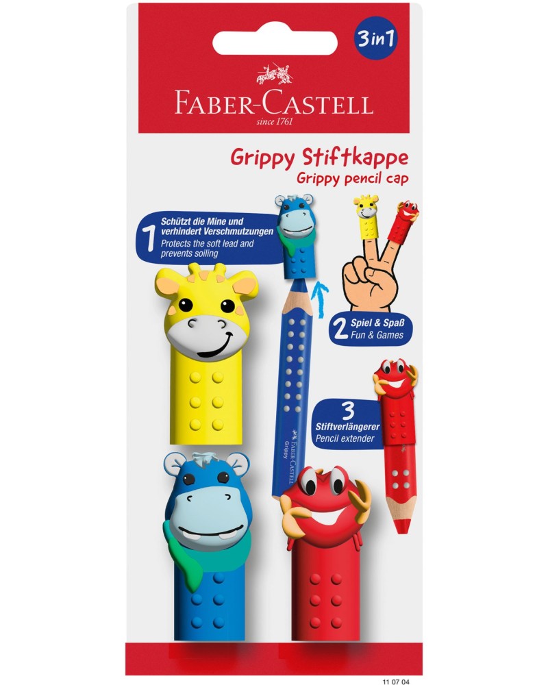 ������� �� ������ Faber-Castell Hello - 3 ���� �� ������� Grippy - 