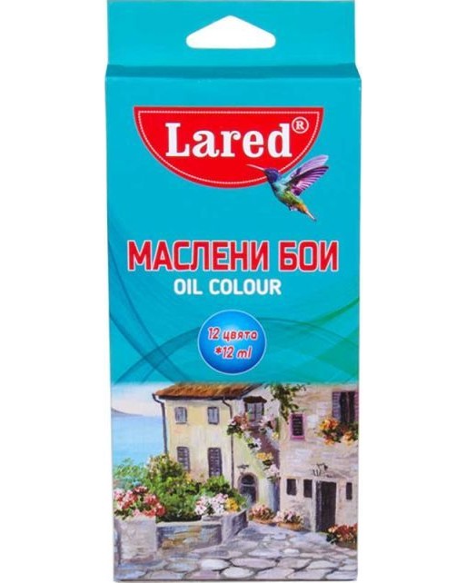 Маслени бои Lared Маслени бои Lared - 12 цвята x 12 ml - боя