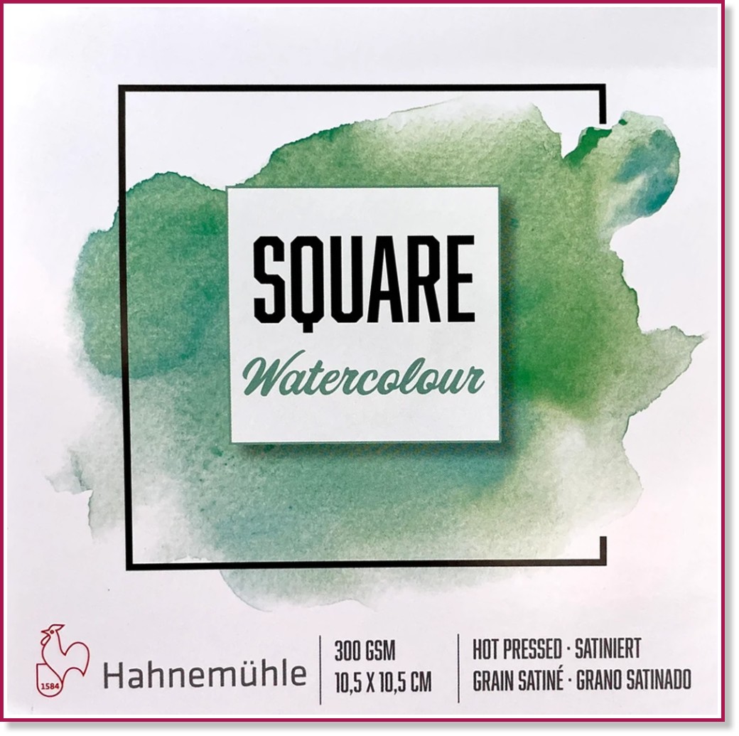    Hahnemuhle Square - 15 , 10.5 x 10.5 cm, 300 g/m<sup>2</sup> - 