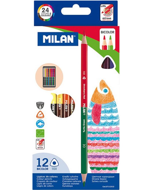    Milan Bicolor - 12   24    Triangular - 