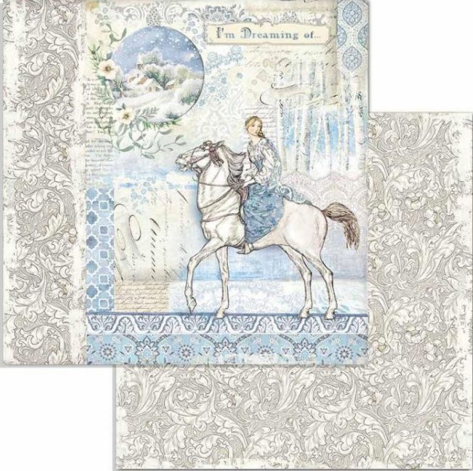    Stamperia -   - 30.5 x 30.5 cm   Winter Tales - 