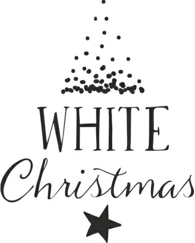  KPC White Christmas - 6.5 x 8.2 cm - 