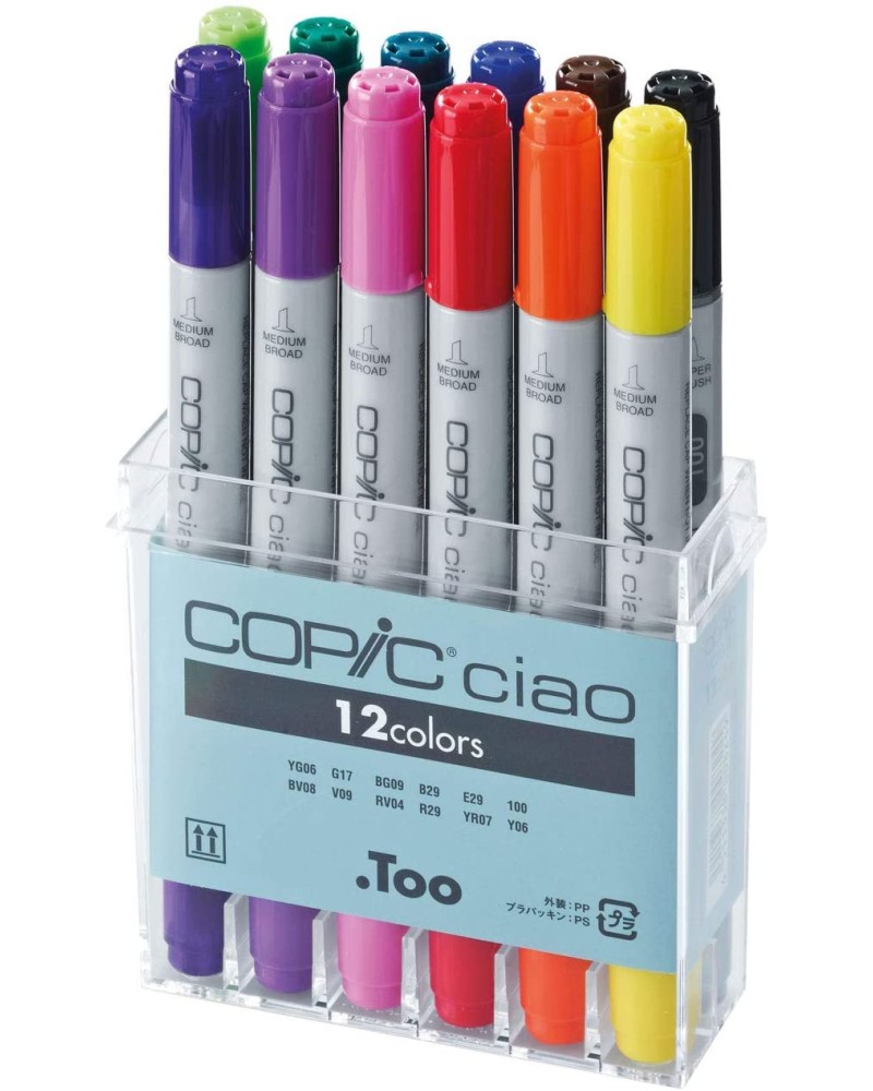 �������� ������� Copic Basic Set - 12 ����� �� ������� Ciao - 