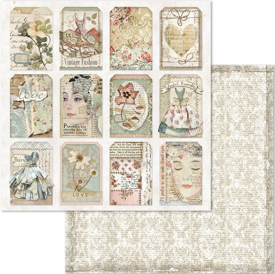    Stamperia -  - 30.5 x 30.5 cm   Imagine - 