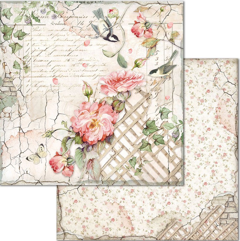    Stamperia -    - 30.5 x 30.5 cm   House of Roses - 