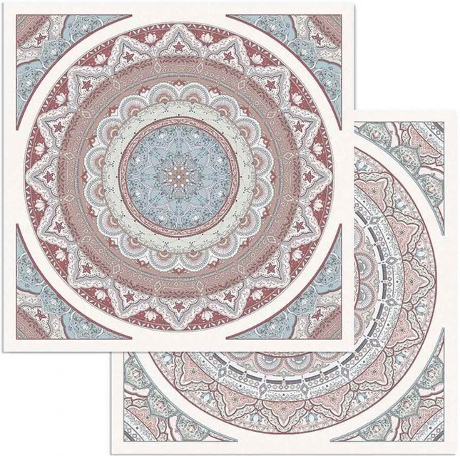 ������ �� ����������� Stamperia - ��������� ������� - 30.5 x 30.5 cm �� ���������� 26 secrets of India - 