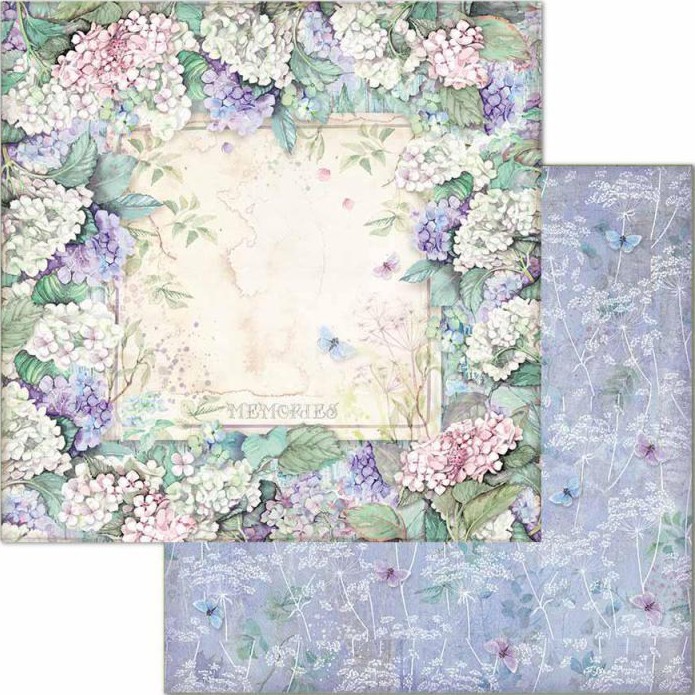 ������ �� ����������� Stamperia - ����� �� ����� - 30.5 x 30.5 cm �� ���������� Hortensia - 