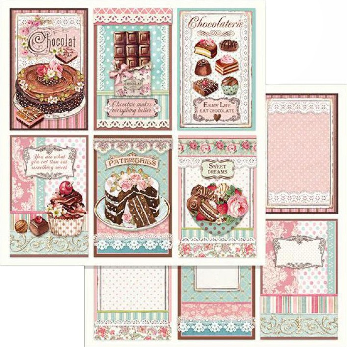    Stamperia -  - 30.5 x 30.5 cm   Sweety - 