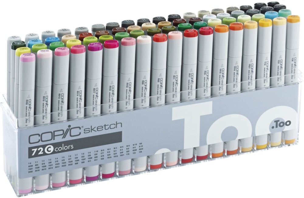   Copic Set C - 72    Sketch - 