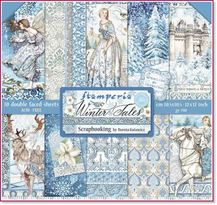    Stamperia -   - 10 , 30.5 x 30.5 cm   Winter Tales - 