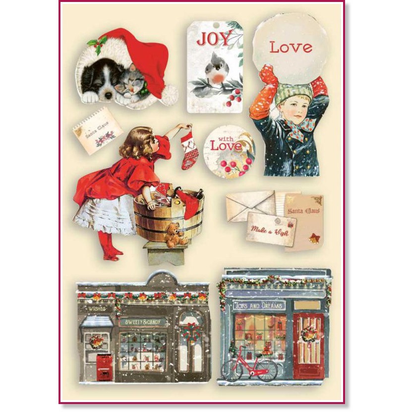 ������� ������� Stamperia - ������ - A5 �� ���������� Romantic Christmas - 
