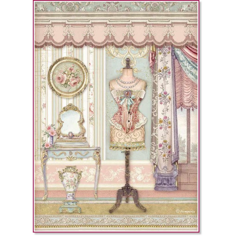 ��������� ������ Stamperia - ������������ �������� - A4 �� ���������� Princess - 