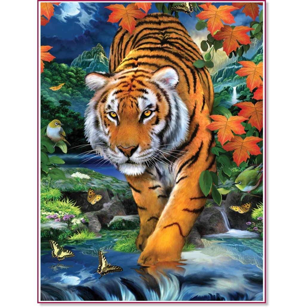 Рисуване по номера Royal & Langnickel - Тигър Рисуване по номера Royal & Langnickel - Тигър - 22 x 30 cm -