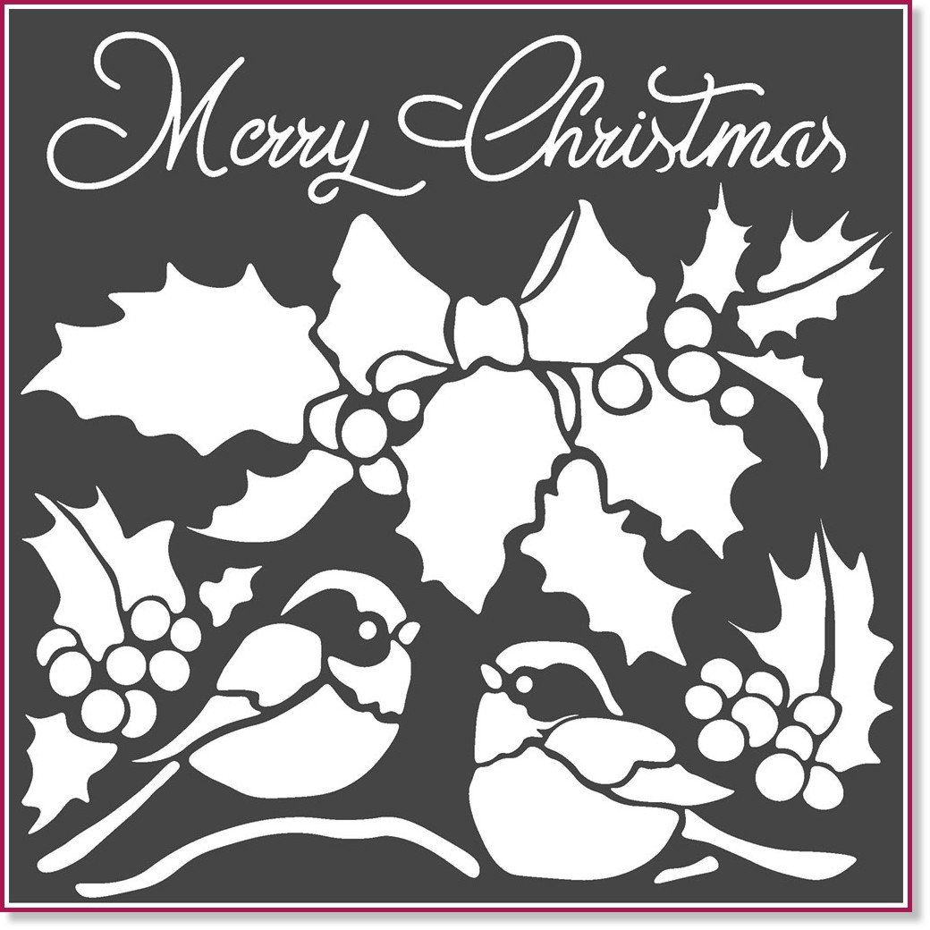 ������ Stamperia Merry Christmas - 18 x 18 cm - 