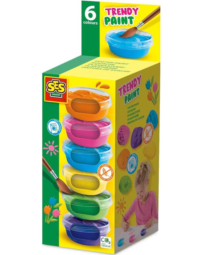 ��� �� ������� SES Creative Trendy - 6 ����� x 45 ml - ���