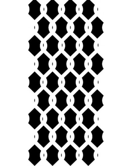 Шаблон Cadence - Мрежа Шаблон Cadence - Мрежа - 10 x 25 cm -