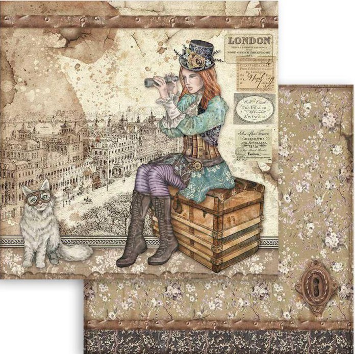    Stamperia -  - 30.5 x 30.5 cm   Lady Vagabond - 