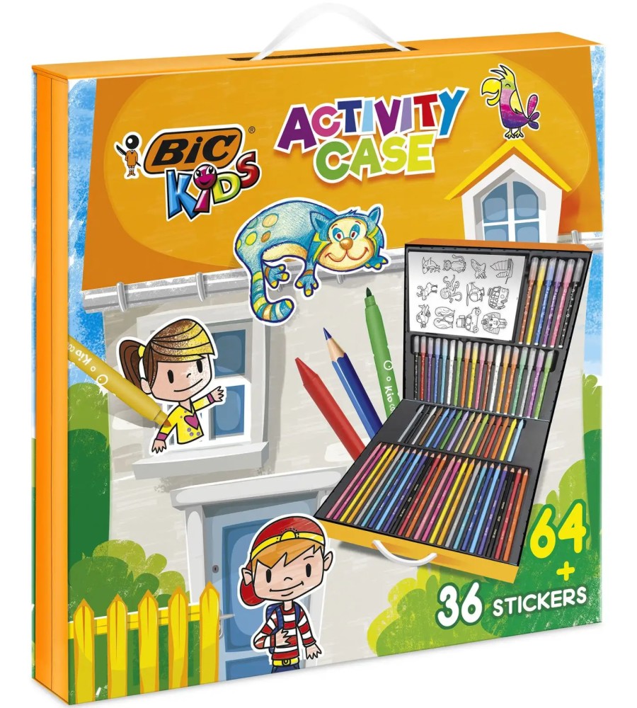 Комплект за оцветяване BIC Activity Case Комплект за оцветяване BIC Activity Case - От серията Kids -