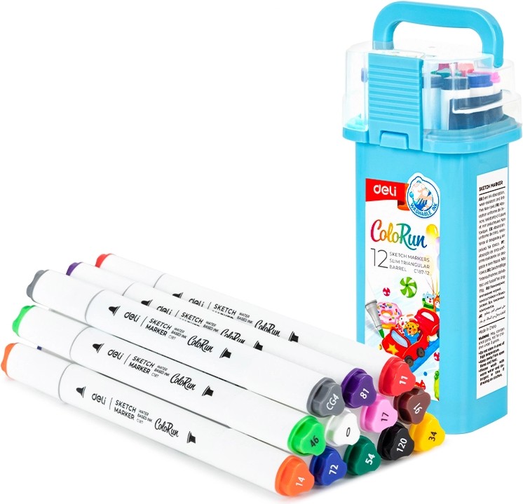 �������� ������� Deli Sketch - 12, 24 ��� 48 ����� �� ������� Colorun - 