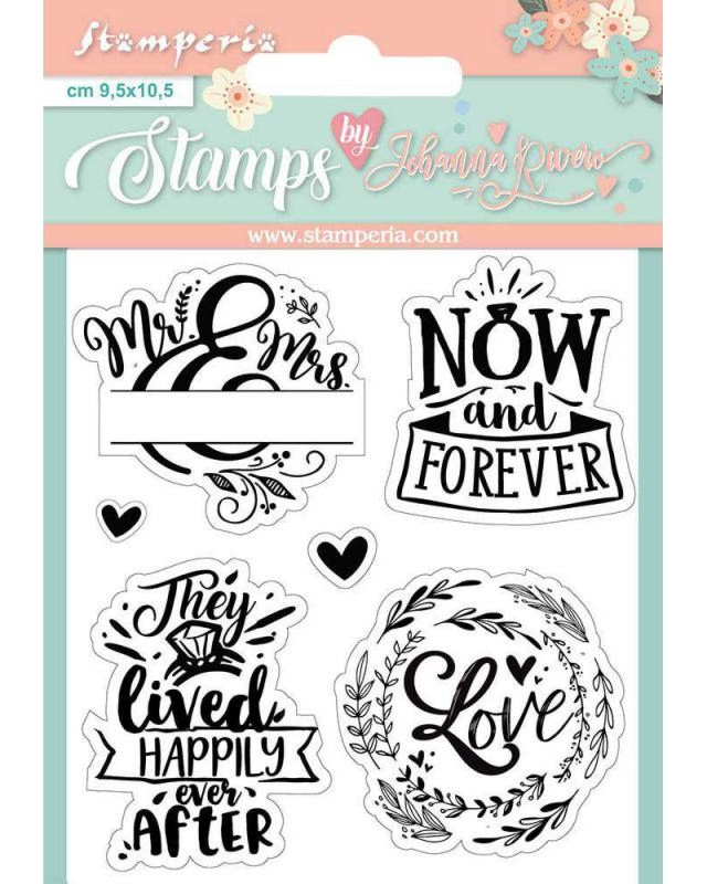   Stamperia - Now and Forever - 9.5 x 10.5 cm   Love story - 