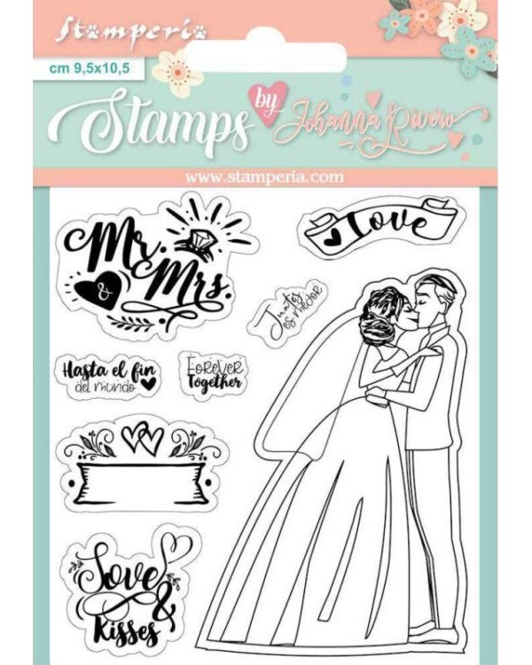   Stamperia -  - 9.5 x 10.5 cm   Love story - 