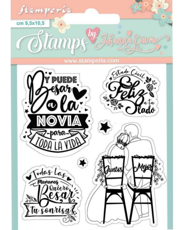   Stamperia -  - 9.5 x 10.5 cm   Love story - 