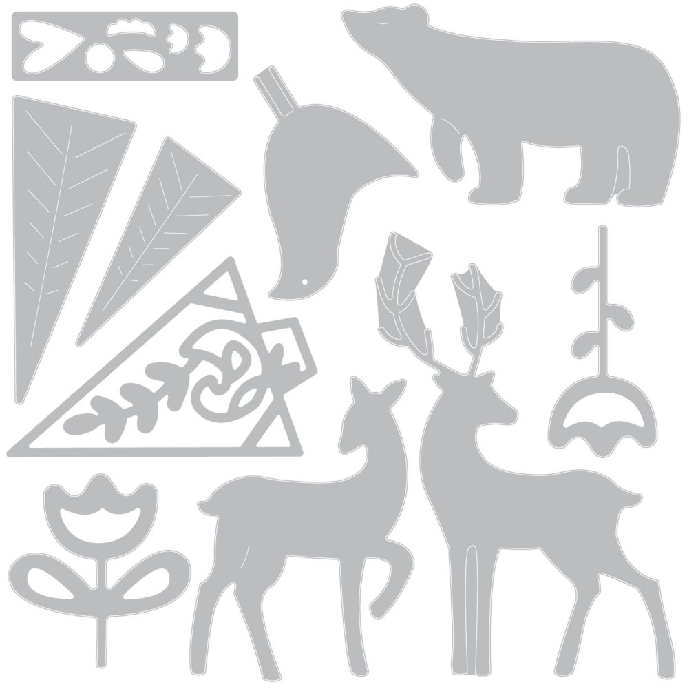 Щанци Sizzix Коледни елементи - store.bg