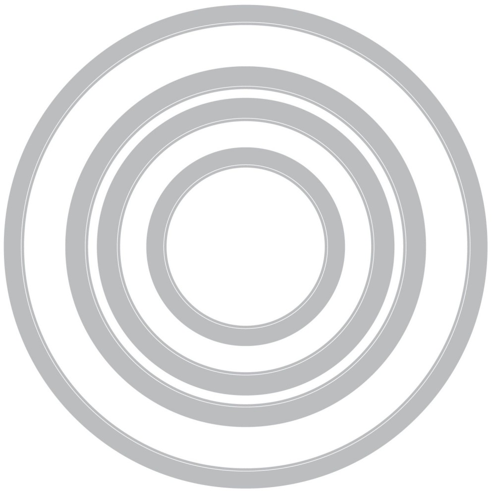 Щанци за машина за изрязване и релеф Sizzix Circles Щанци за машина за изрязване и релеф Sizzix Circles - 4 броя -