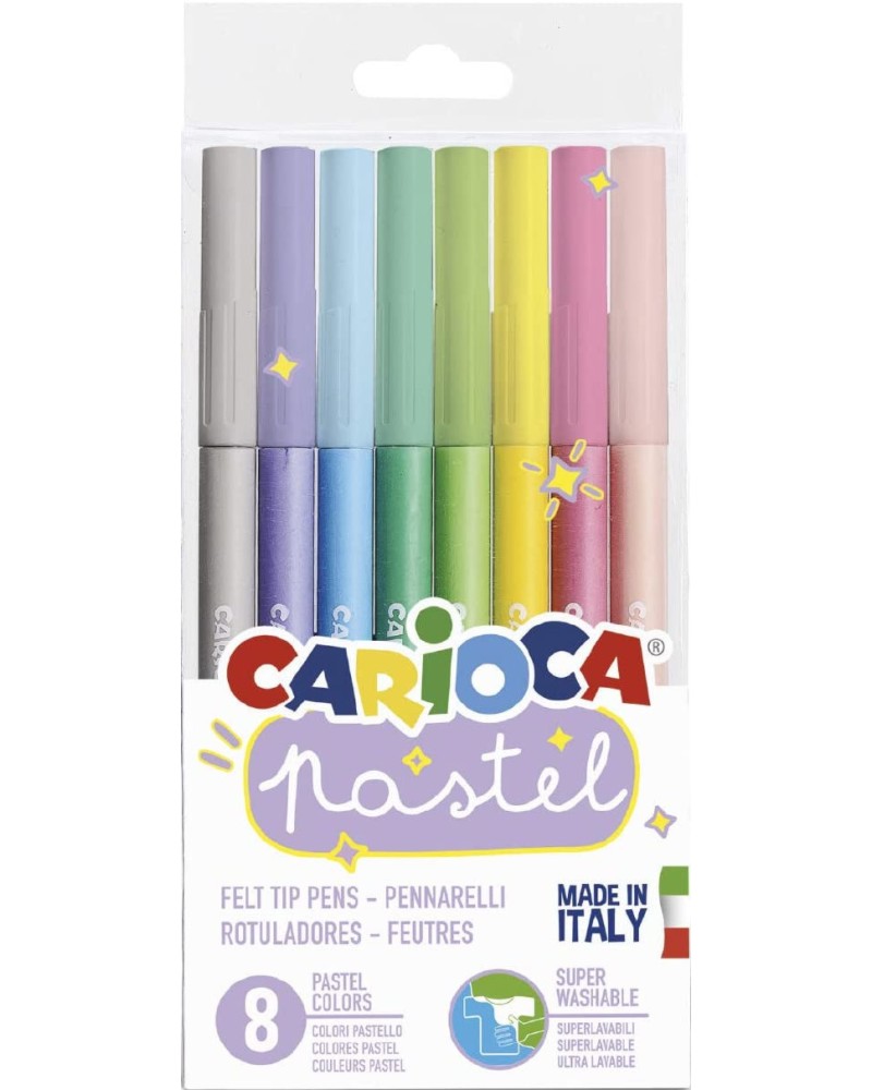 ���������� Carioca Pastel - 8 �������� ����� - 