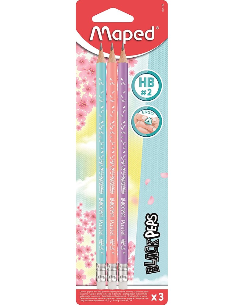   HB Maped Pastel - 3, 12  72  - 