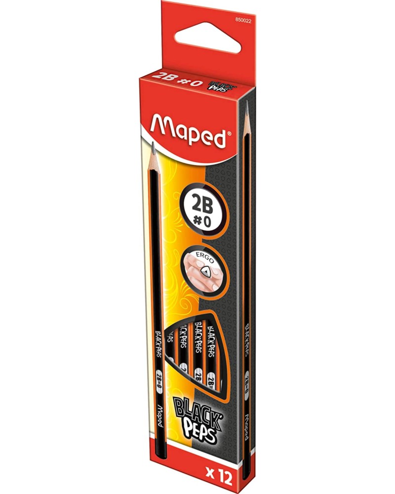   2B Maped - 12    Black'Peps - 