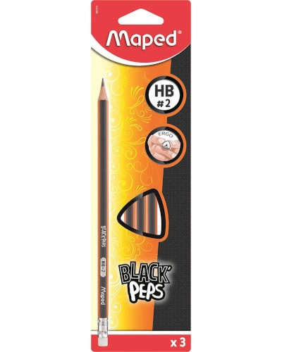   HB Maped - 3, 6  12      Black'Peps - 