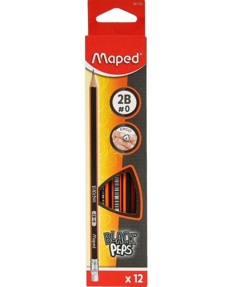   2B Maped - 12      Black'Peps - 