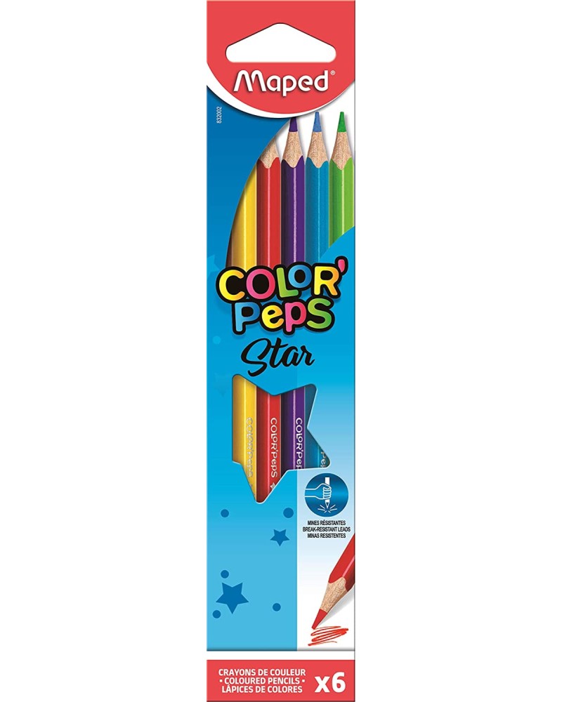   Maped Star - 6, 12, 24, 48  72    Color' Peps - 