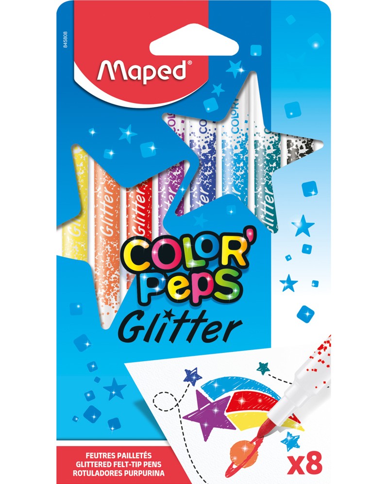 ���������� Maped Glitter - 8 ��� 10 ����� � �������� ����� �� ������� Color' Peps - 