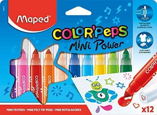   Maped Mini Power - 12      Color' Peps - 