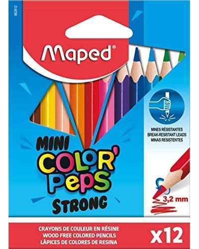    Maped Strong - 12    "Color' Peps" - 