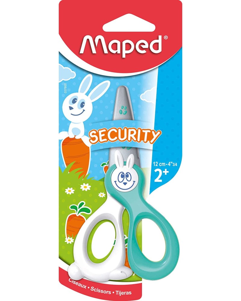 Детска ножица Maped Детска ножица Maped - 12 cm от серията Kidi -
