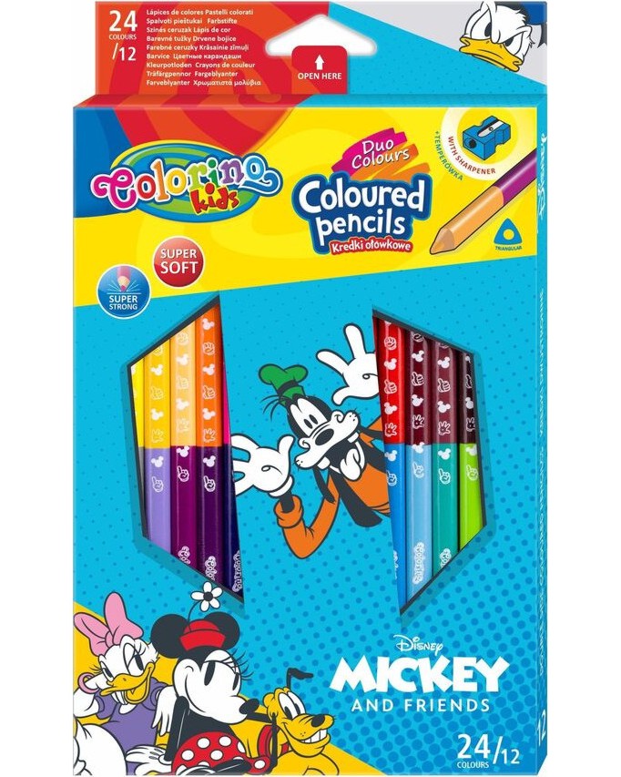 ���������� ������ ������ Colorino Kids Super Soft - 12 ���� � 24 ����� � �������� �� ���� ���� ���� - 